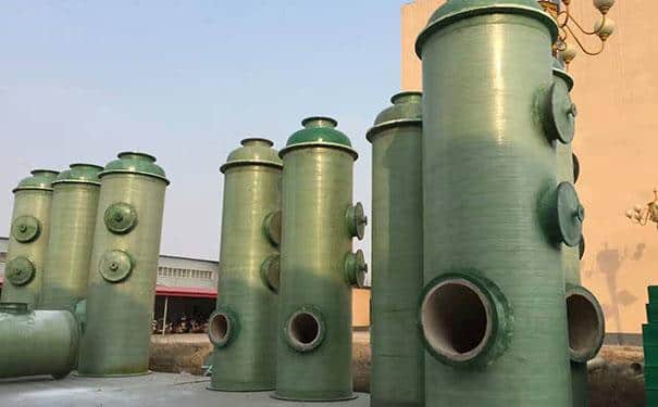濟南市玻璃鋼除塵器脫硫塔一體塔