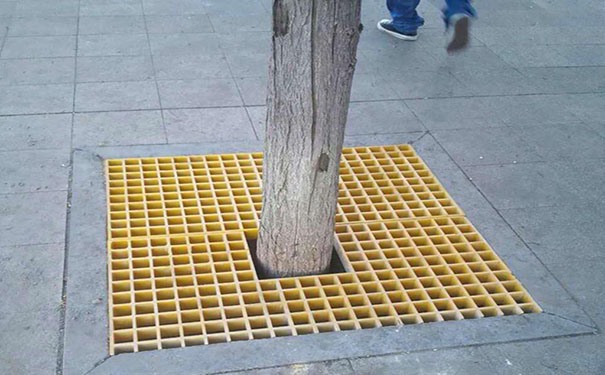 玻璃鋼拼接樹篦子格柵